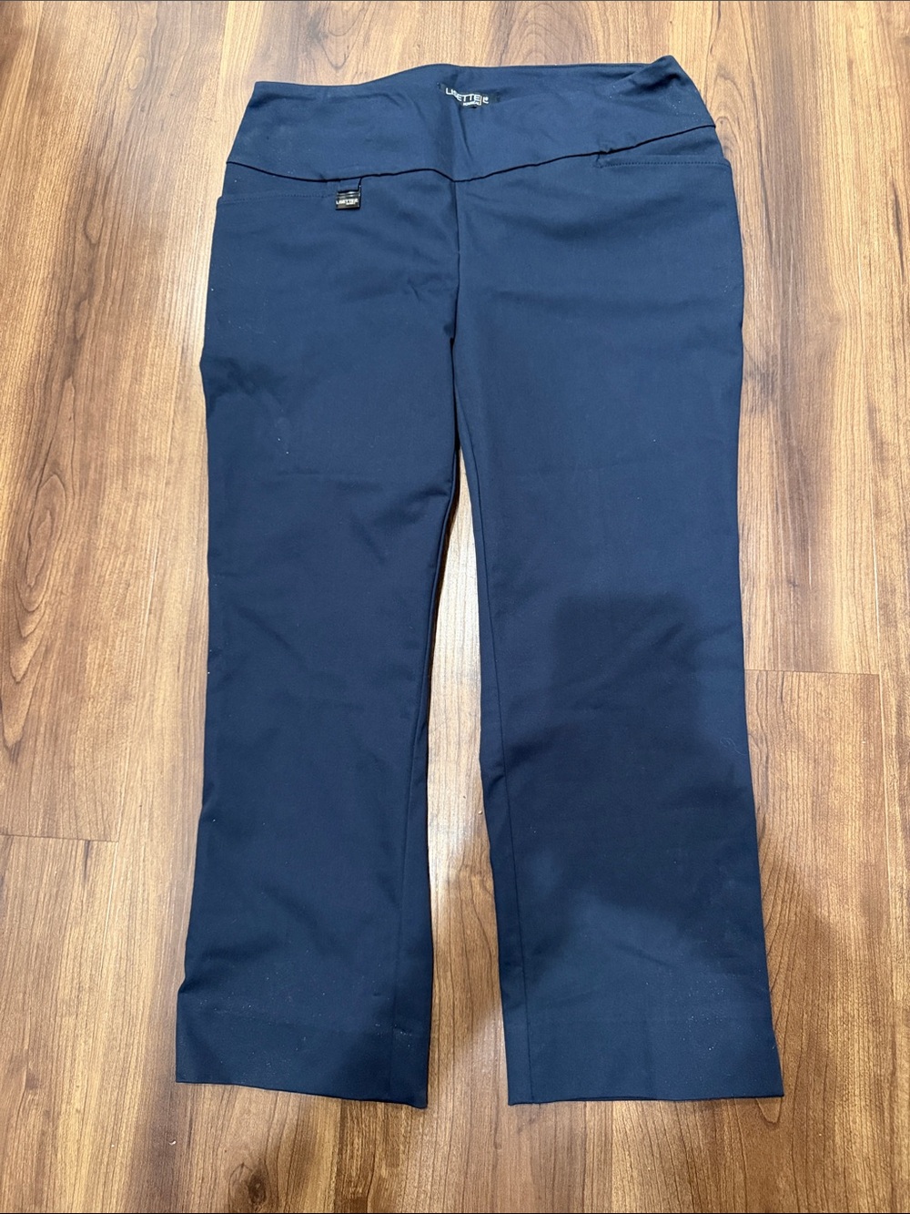 Lisette Cropped Navy Work pants - Size 2